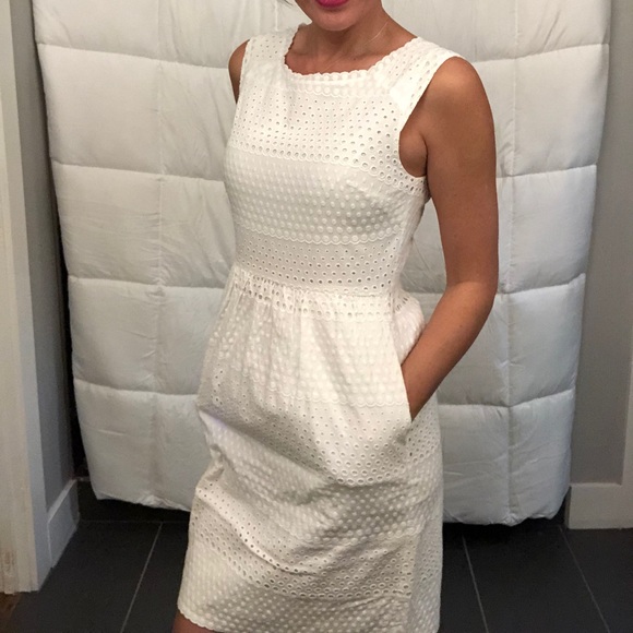 J Crew Whit Lace Dress 4